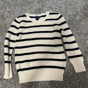 Polo by Ralph Lauren Kids Striped Sweater - Cream and Navy
